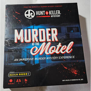 Hunt A Killer Murder at The Motel Mystery Game 2023 Open Box - 100% Complete